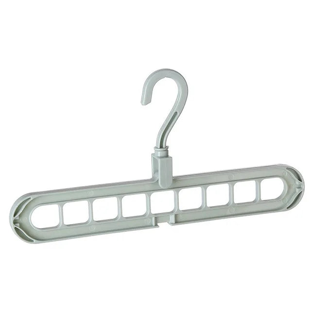 9-hole Clothes hanger organizer Space Saving Hanger multi-function folding magic hangers drying Racks Scarf clothes Storage