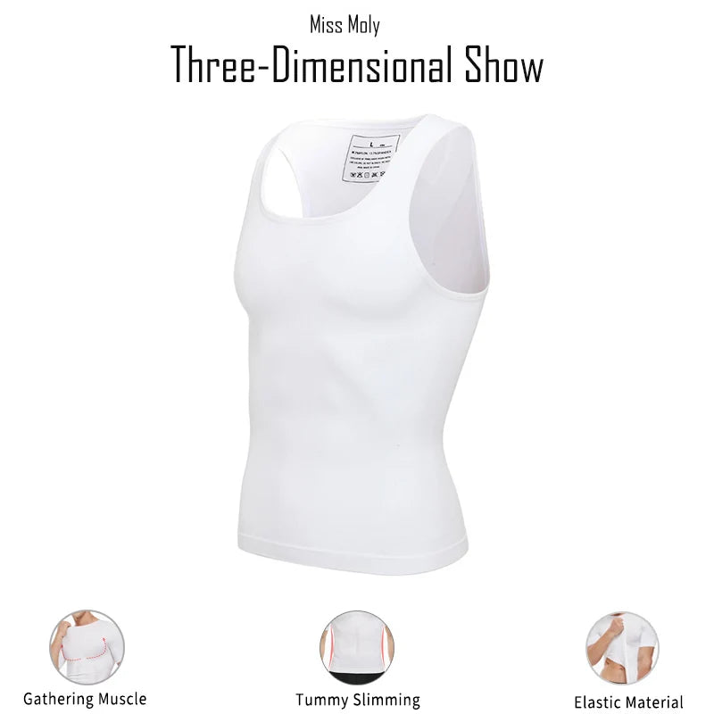 Men's Slimming Body Shaper & Waist Trainer Vest