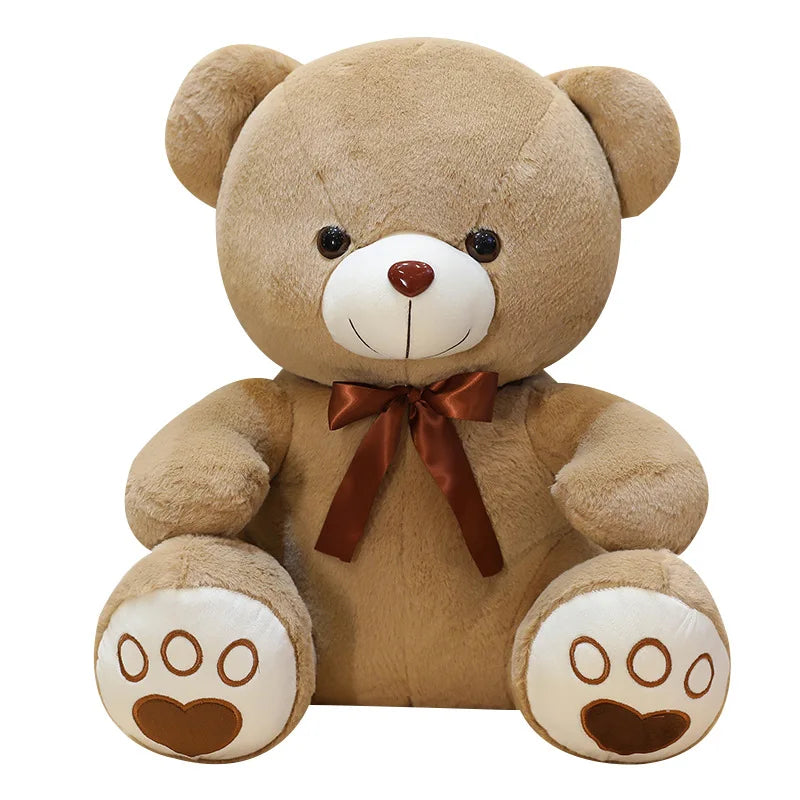 2025  Cute BIG Wholesale Sitting Bear Teddy Bear   Dolls Home Decoration Plush Toys with Bow Ties and Grabber   PP Cotton Filled