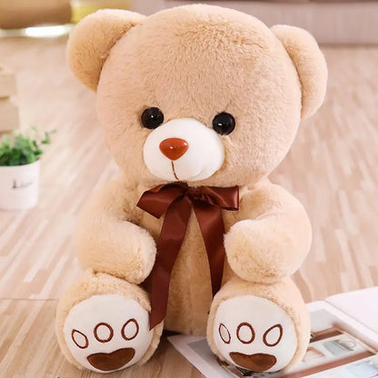 2025  Cute BIG Wholesale Sitting Bear Teddy Bear   Dolls Home Decoration Plush Toys with Bow Ties and Grabber   PP Cotton Filled