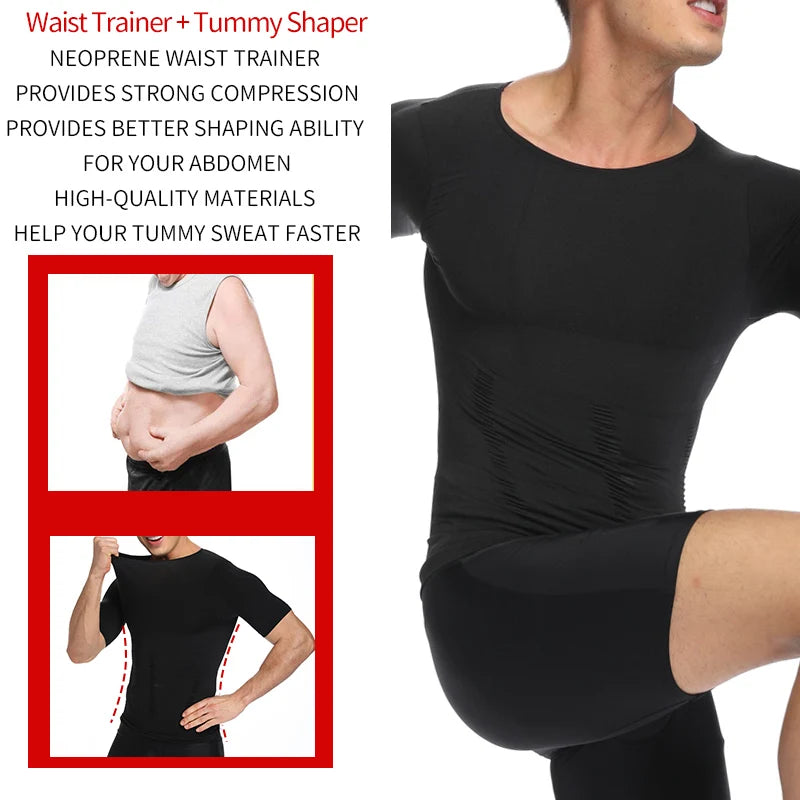 Men's Slimming Body Shaper & Waist Trainer Vest
