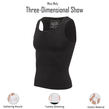 Men's Slimming Body Shaper & Waist Trainer Vest