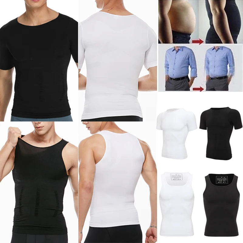 Men's Slimming Body Shaper & Waist Trainer Vest