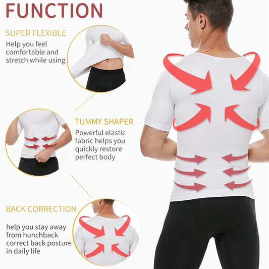 Men's Slimming Body Shaper & Waist Trainer Vest