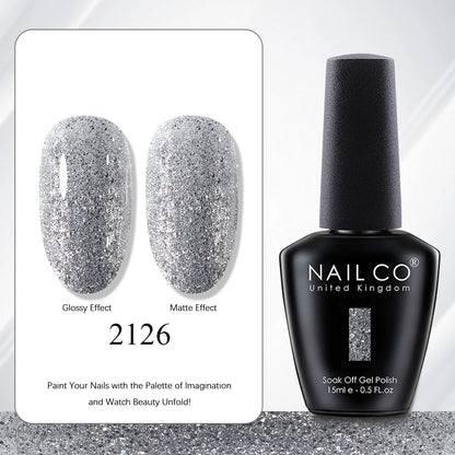 NAILCO 15ml Red Brown Color Series Gel Varnish LED Nails Art Manicure Coffee UV Gel Nail Polish Summer DIY Gellak Design Lacquer