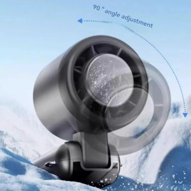 Outdoor Fan Hanging Ice Pack Handheld High-speed Fan Folding 100 Speed Infinitely Adjustable Fan Portable Suitable Rechargeable