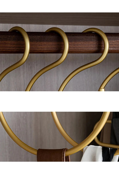 Scarf Hangers S-Shape Space Saving Pants Clothes Hangers Hangers Closet Storage Organizer for Pants Jeans Scarf Towels Hanging