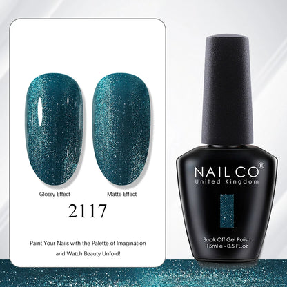 NAILCO 15ml Red Brown Color Series Gel Varnish LED Nails Art Manicure Coffee UV Gel Nail Polish Summer DIY Gellak Design Lacquer