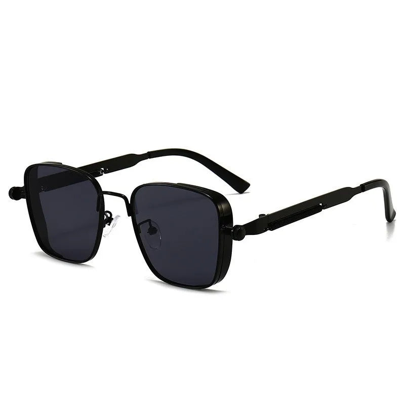 Fashion Sunglasses Men Women High End Driving Special Sun Glasses  Anti UV High Quality Metal Punk Trends Eyewear