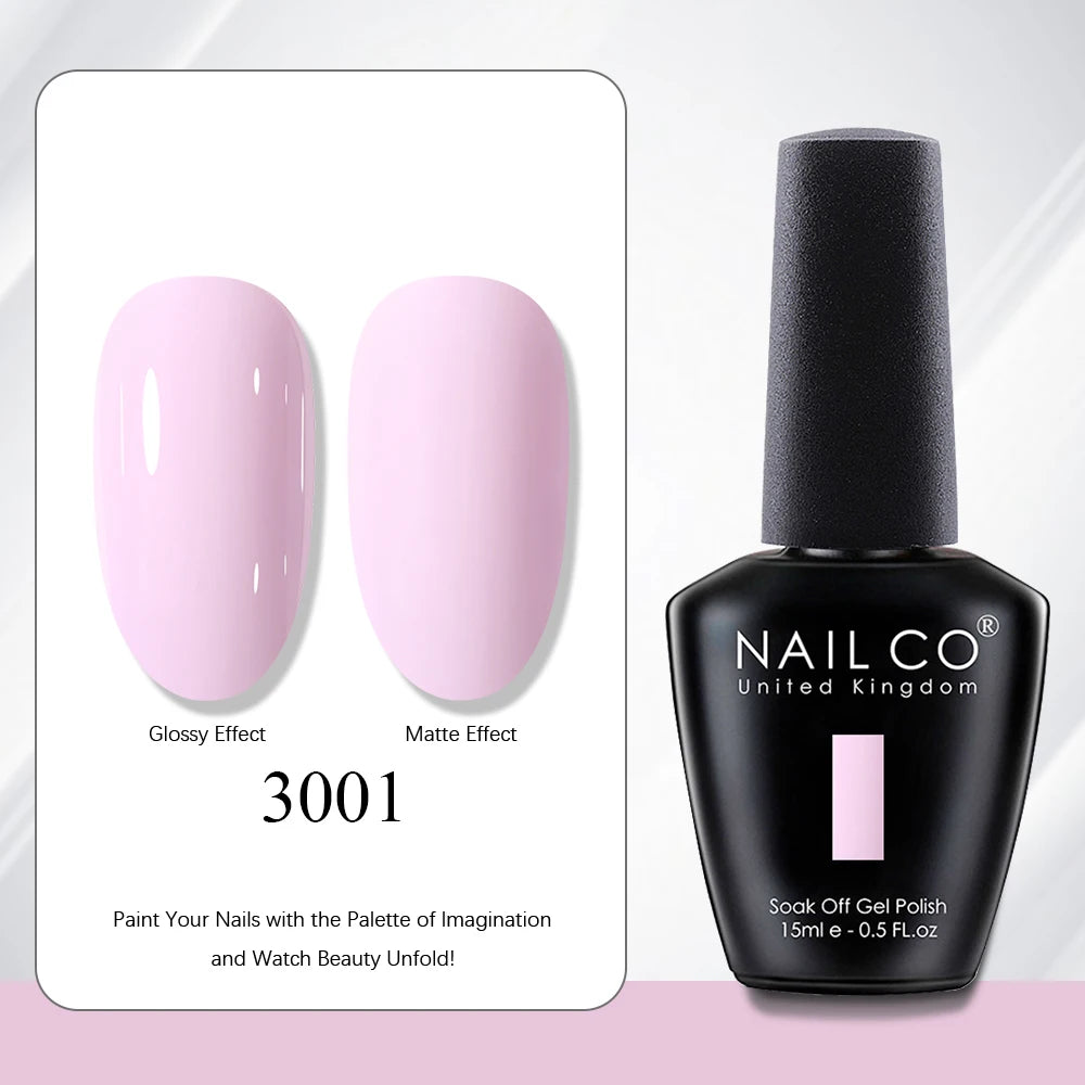 NAILCO 15ml Red Brown Color Series Gel Varnish LED Nails Art Manicure Coffee UV Gel Nail Polish Summer DIY Gellak Design Lacquer