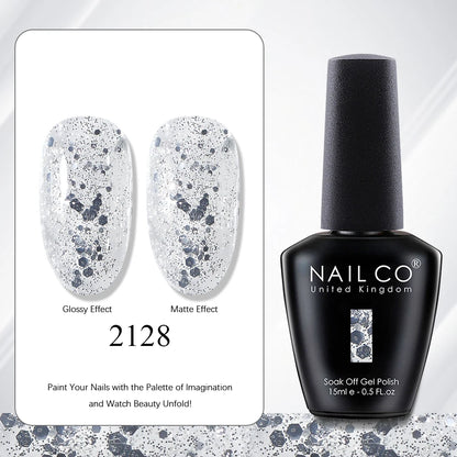 NAILCO 15ml Red Brown Color Series Gel Varnish LED Nails Art Manicure Coffee UV Gel Nail Polish Summer DIY Gellak Design Lacquer