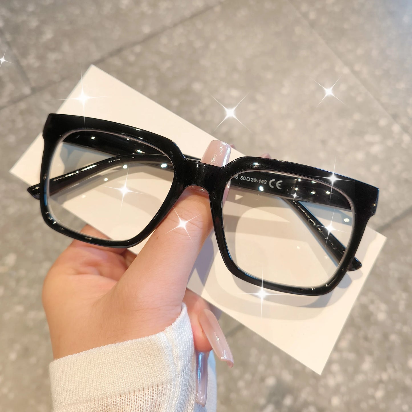 Oprah Style Reading Glasses for Women Men, Computer Square Readers with Spring Hinge, +1.0 To +4.0