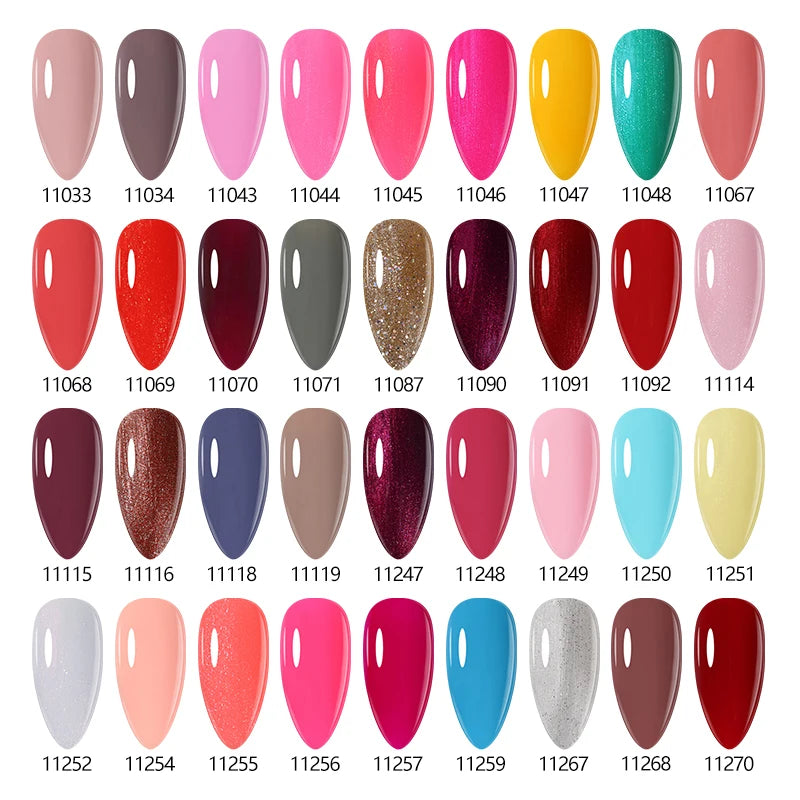 NAILCO 15ml Red Brown Color Series Gel Varnish LED Nails Art Manicure Coffee UV Gel Nail Polish Summer DIY Gellak Design Lacquer