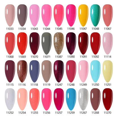NAILCO 15ml Red Brown Color Series Gel Varnish LED Nails Art Manicure Coffee UV Gel Nail Polish Summer DIY Gellak Design Lacquer