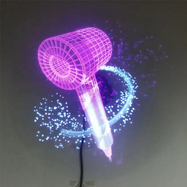 3d Led Hologram Fan, Hologram Fans For Advertising Display.