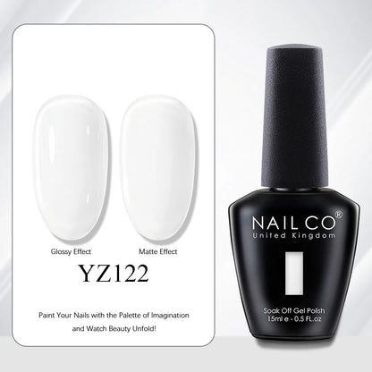 NAILCO 15ml Red Brown Color Series Gel Varnish LED Nails Art Manicure Coffee UV Gel Nail Polish Summer DIY Gellak Design Lacquer