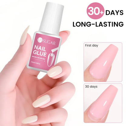 UR SUGAR 10ML Super Strong Nail Glue UV LED Glue For False Nail Tips Acrylic Nails Press On Nails Fake Nails Art Decoration
