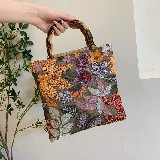 Tote Bags for Women Shoulder Bags Sequin Vintage Purse and Handbags Designer Bags Trendy Evening Bag Bolso Marca Lujo Сумка Sac