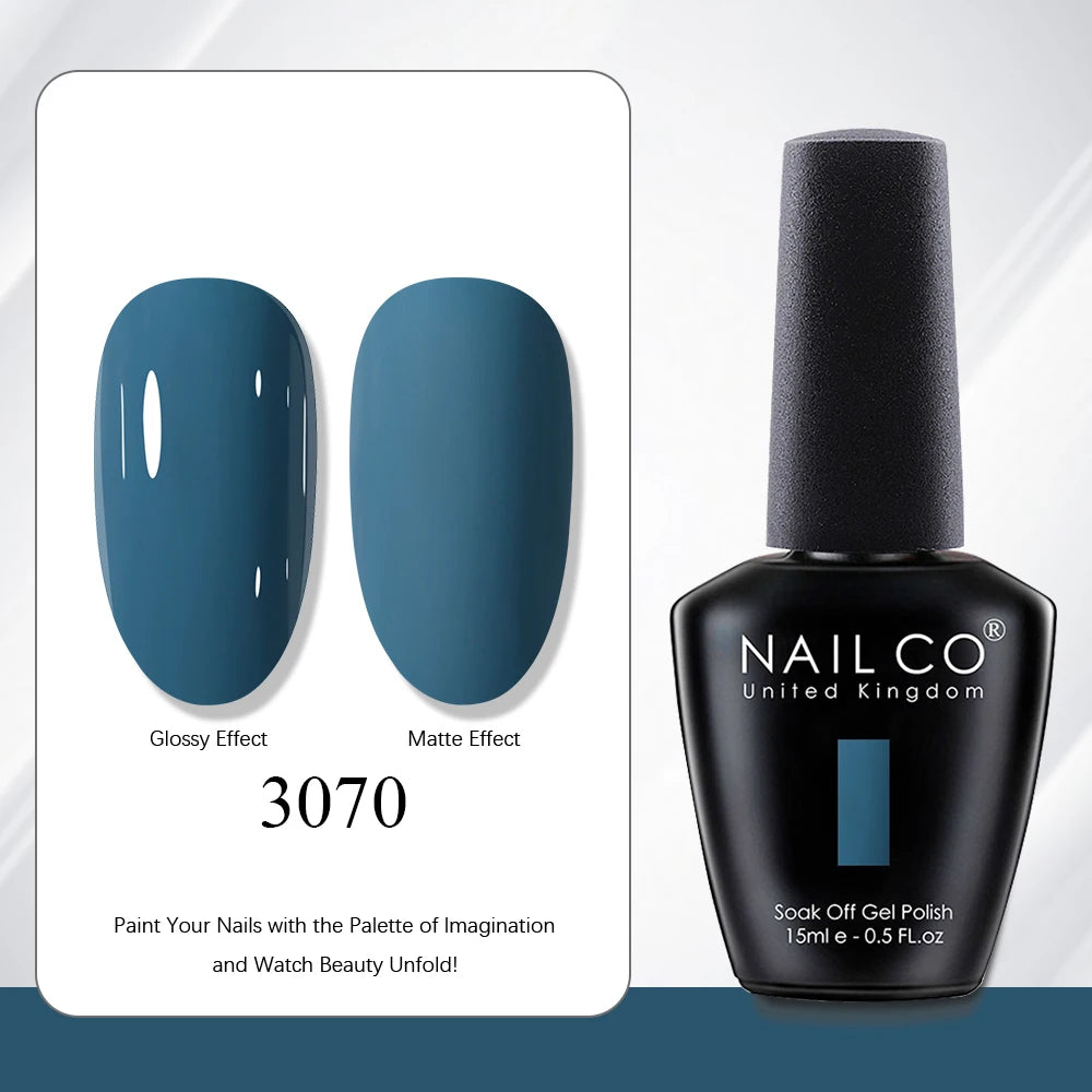 NAILCO 15ml Red Brown Color Series Gel Varnish LED Nails Art Manicure Coffee UV Gel Nail Polish Summer DIY Gellak Design Lacquer