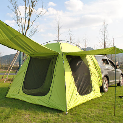 Tent for Camping, 6-Person Car Camping  Tailgate Tent for Outdoor, Easy Set up with Canopy