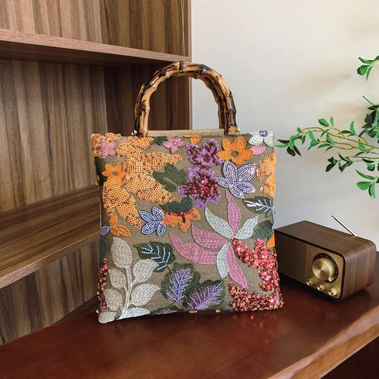 Tote Bags for Women Shoulder Bags Sequin Vintage Purse and Handbags Designer Bags Trendy Evening Bag Bolso Marca Lujo Сумка Sac