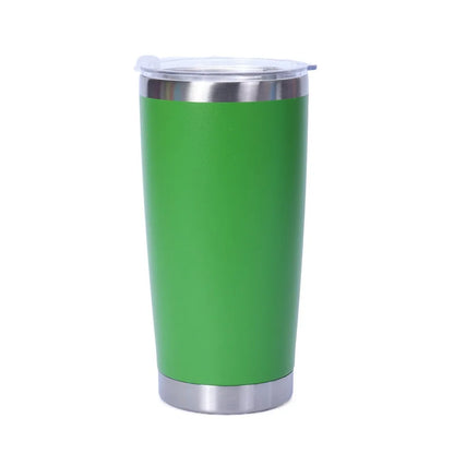 20oz Capacity Travel Insulated Tumbler Double-Walled Vacuum Insulated Vehicle Mounted Water Bottle with Lid BPA Free