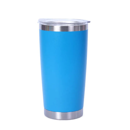 20oz Capacity Travel Insulated Tumbler Double-Walled Vacuum Insulated Vehicle Mounted Water Bottle with Lid BPA Free