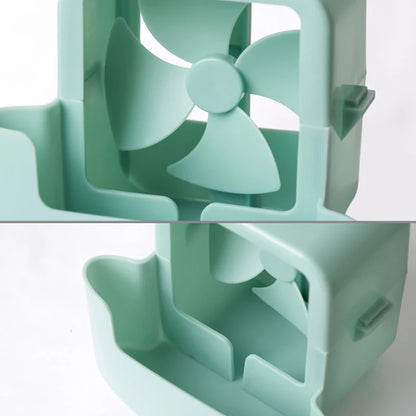 Electric Fan Cooling Storage Box Ice Storage Box Fast Cooling Portable With Hanging Hook Electric Fans Ice Holder