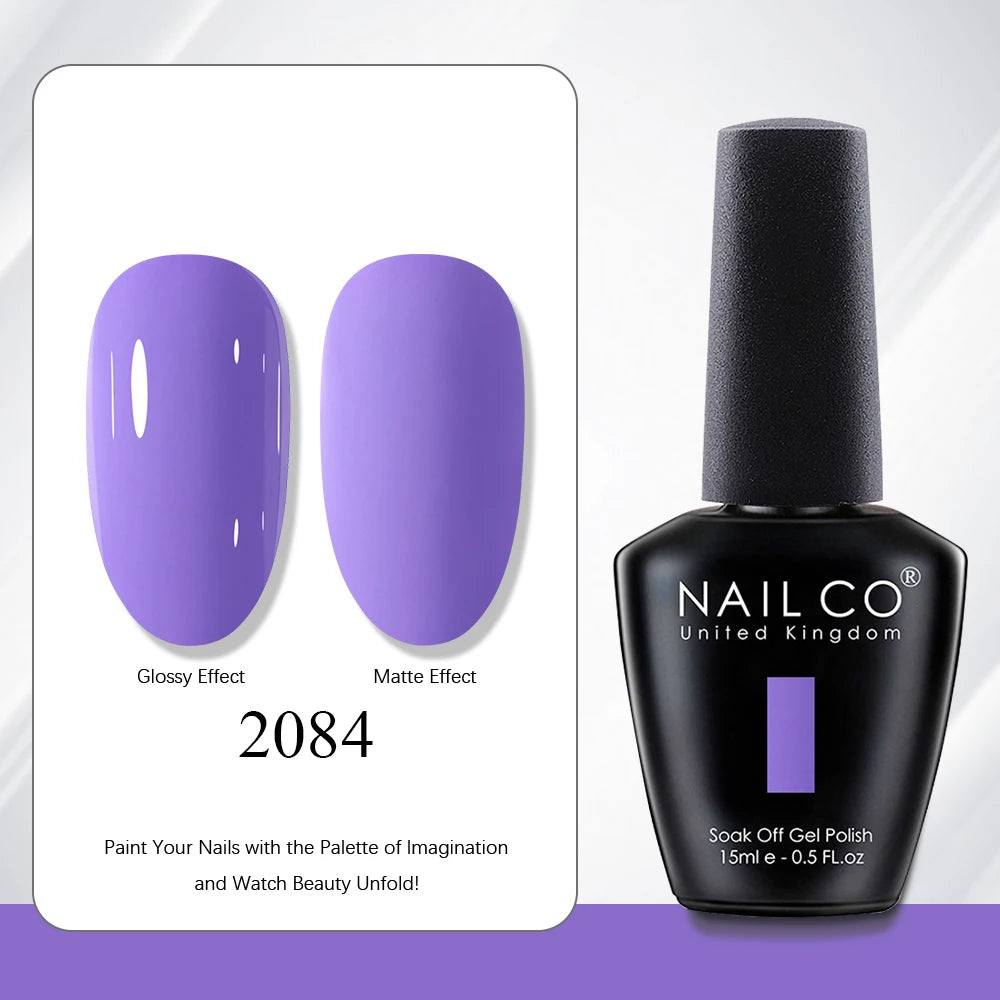 NAILCO 15ml Red Brown Color Series Gel Varnish LED Nails Art Manicure Coffee UV Gel Nail Polish Summer DIY Gellak Design Lacquer