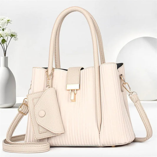 Ladies Crossbody Diaper Bag For Women Leather Tote Luxury Vintage Minimalist Designer Large Capacity Stylish Designer Bag