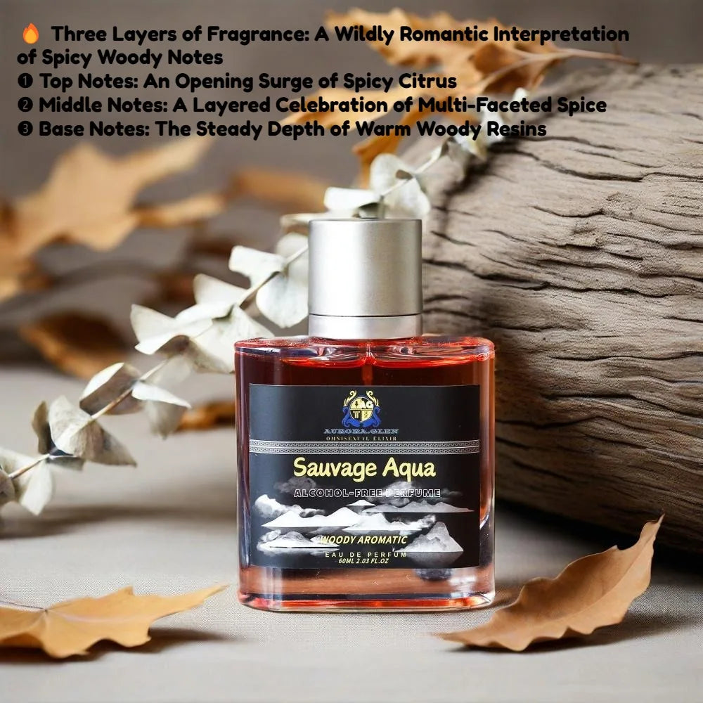 Fragrance Essential Oil 60ml Long-Lasting Scent for Bedroom and Clothing Pheromone-Infused Fragrance Rich & Intense Woody Notes