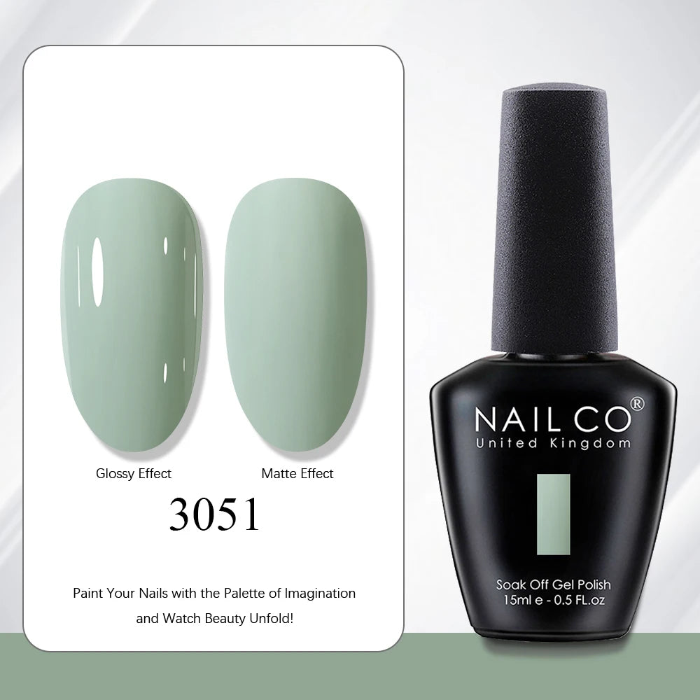 NAILCO 15ml Red Brown Color Series Gel Varnish LED Nails Art Manicure Coffee UV Gel Nail Polish Summer DIY Gellak Design Lacquer
