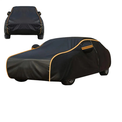 All Weather Waterproof Car Cover Heavy Duty Full Coverage Protection from Rain Sun Snow & Dust for Outdoor Parking & Long Term