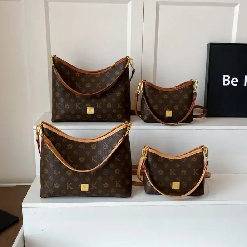 Fashionable Trendy Diaper Bag Leather Ladies Handbag Tote Shoulder Bag Crossbody Purse Commuter Solid