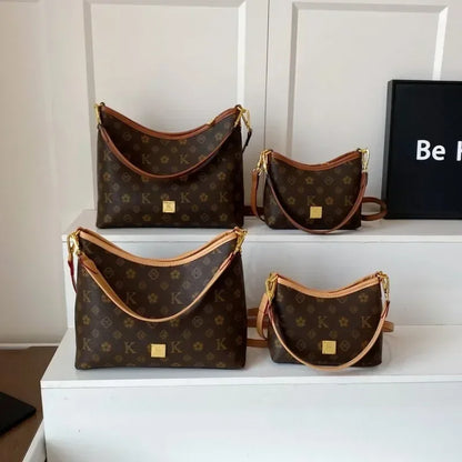 Fashionable Trendy Diaper Bag Leather Ladies Handbag Tote Shoulder Bag Crossbody Purse Commuter Solid