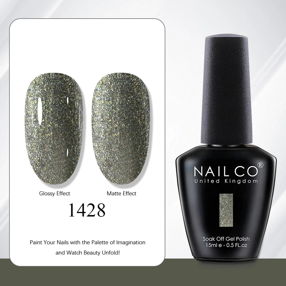 NAILCO 15ml Red Brown Color Series Gel Varnish LED Nails Art Manicure Coffee UV Gel Nail Polish Summer DIY Gellak Design Lacquer