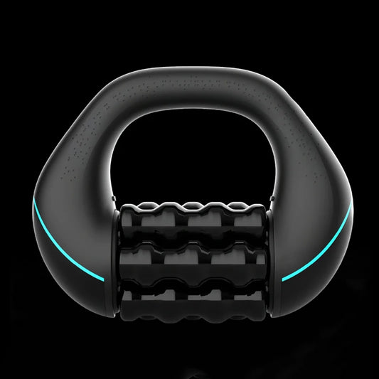 Handheld electric muscle relaxation massage roller with 3-speed strength adjustment