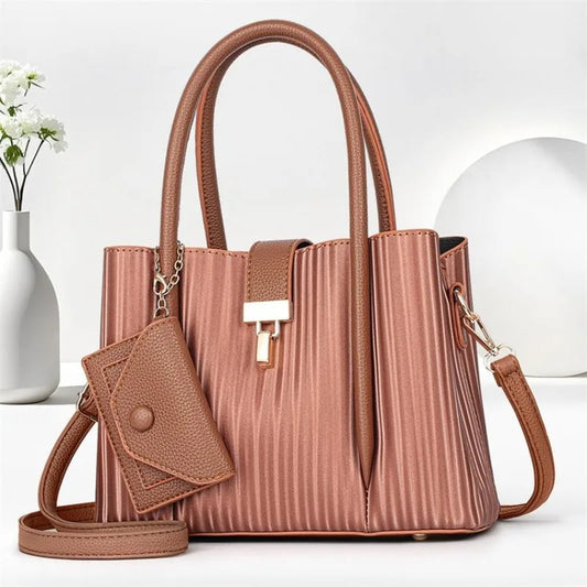 Ladies Crossbody Diaper Bag For Women Leather Tote Luxury Vintage Minimalist Designer Large Capacity Stylish Designer Bag