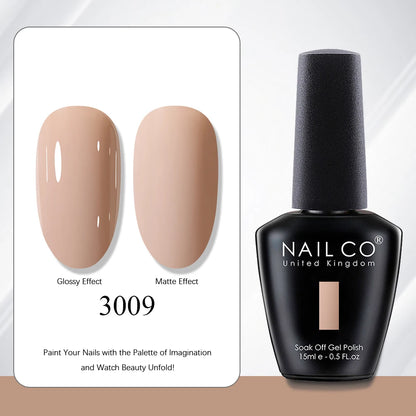 NAILCO 15ml Red Brown Color Series Gel Varnish LED Nails Art Manicure Coffee UV Gel Nail Polish Summer DIY Gellak Design Lacquer