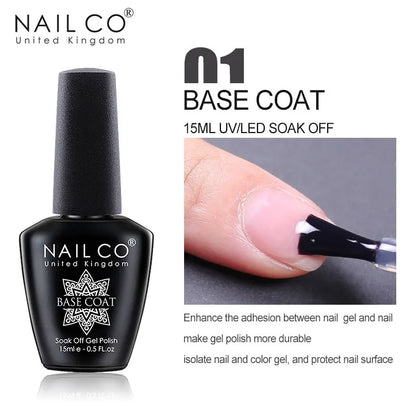 NAILCO 15ml Red Brown Color Series Gel Varnish LED Nails Art Manicure Coffee UV Gel Nail Polish Summer DIY Gellak Design Lacquer