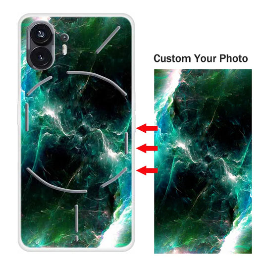 Custom Personalized Photo Case For Nothing Phone 2 (2) II Cover For Nothing Phone 1 (1) Cases DIY Picture Design Transparent TPU