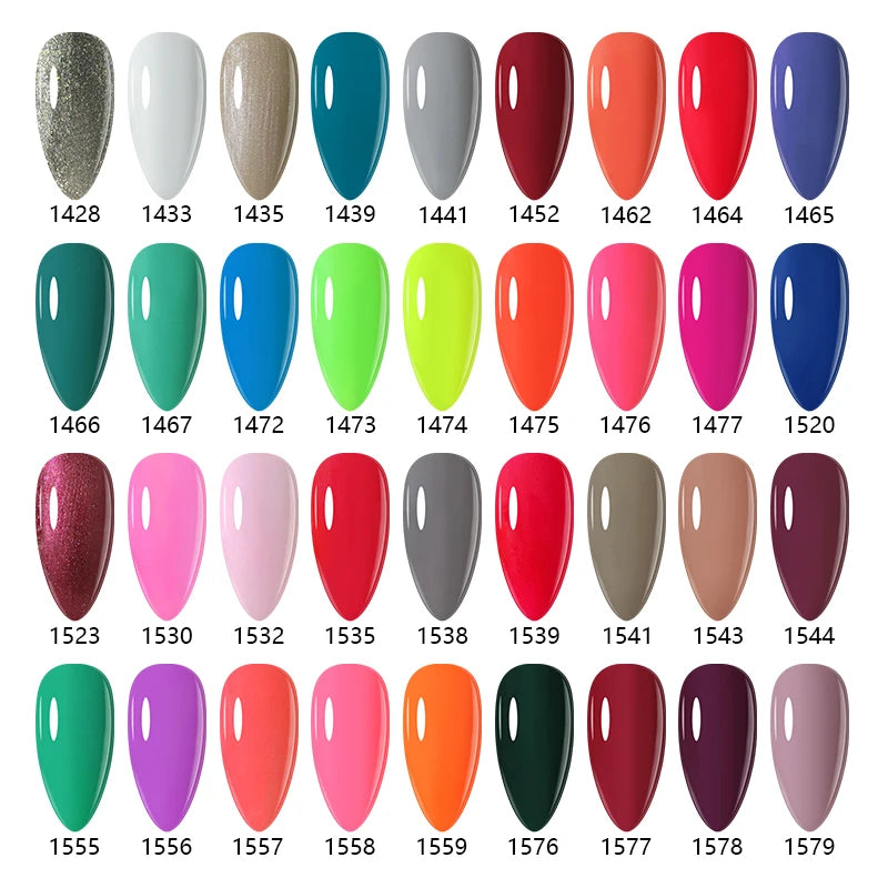 NAILCO 15ml Red Brown Color Series Gel Varnish LED Nails Art Manicure Coffee UV Gel Nail Polish Summer DIY Gellak Design Lacquer