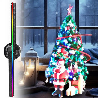 3D Fan Hologram Projector Wifi Control Remote Commercial Advertising Display Hologram Lamp for Christmas Party