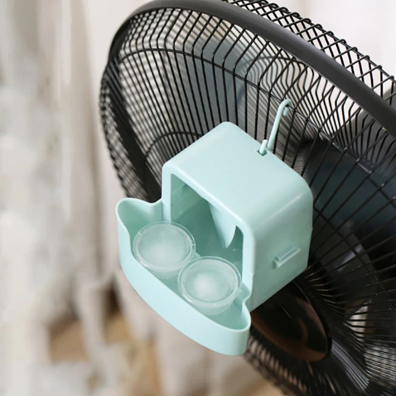 Electric Fan Cooling Storage Box Ice Storage Box Fast Cooling Portable With Hanging Hook Electric Fans Ice Holder