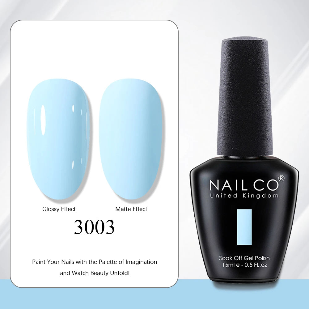 NAILCO 15ml Red Brown Color Series Gel Varnish LED Nails Art Manicure Coffee UV Gel Nail Polish Summer DIY Gellak Design Lacquer