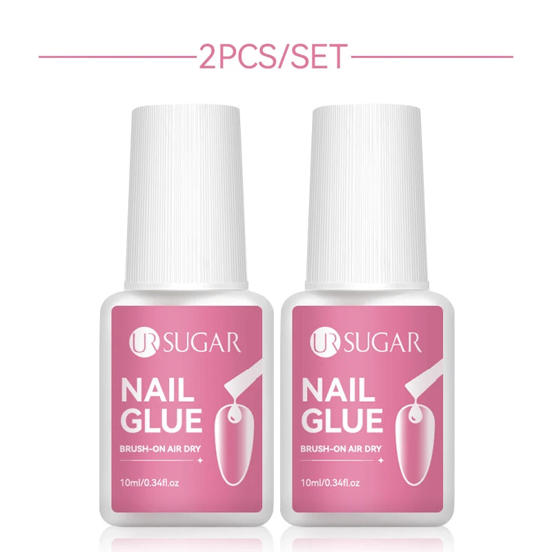 UR SUGAR 10ML Super Strong Nail Glue UV LED Glue For False Nail Tips Acrylic Nails Press On Nails Fake Nails Art Decoration