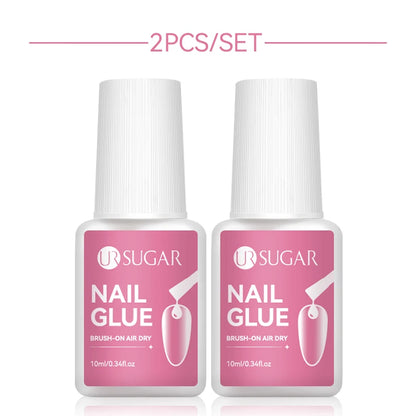 UR SUGAR 10ML Super Strong Nail Glue UV LED Glue For False Nail Tips Acrylic Nails Press On Nails Fake Nails Art Decoration