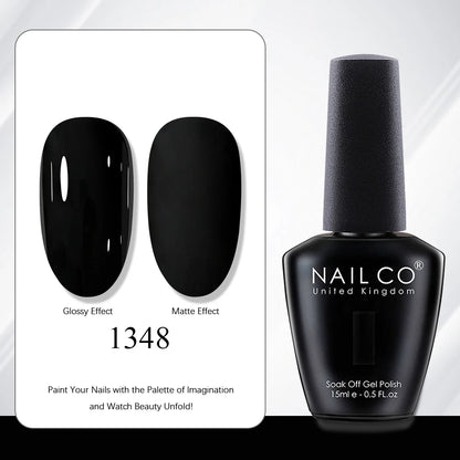 NAILCO 15ml Red Brown Color Series Gel Varnish LED Nails Art Manicure Coffee UV Gel Nail Polish Summer DIY Gellak Design Lacquer