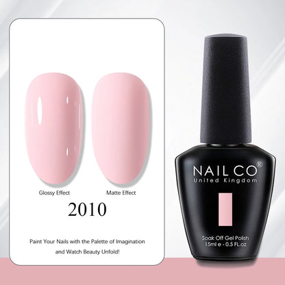 NAILCO 15ml Red Brown Color Series Gel Varnish LED Nails Art Manicure Coffee UV Gel Nail Polish Summer DIY Gellak Design Lacquer