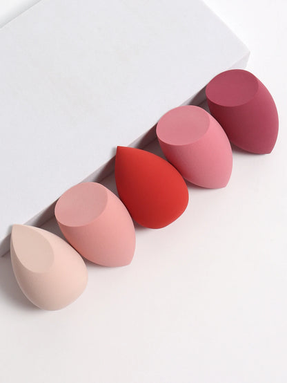 5 Bags of Beauty Eggs Makeup Sponge (Beauty Egg), Foundation Make-Up Mixed Beauty Sponge, Flawless Liquid, Cream and Powder, Mu